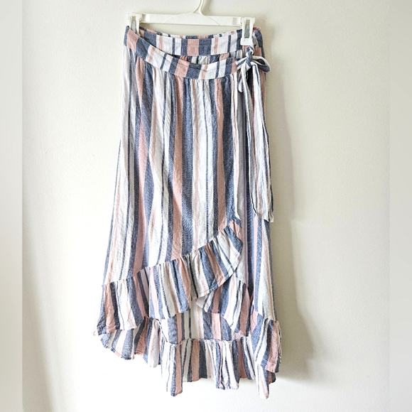 Asos striped wrap skirt - Picture 1 of 5